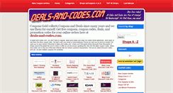 Desktop Screenshot of deals-and-codes.com